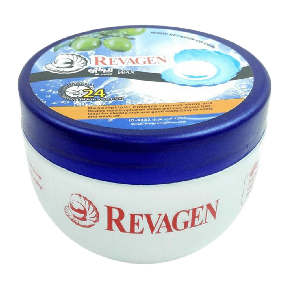 چسب مو ریواژن Revagen نگهدارنده درجه 4 حاوی روغن زیتون حجم 150 میل