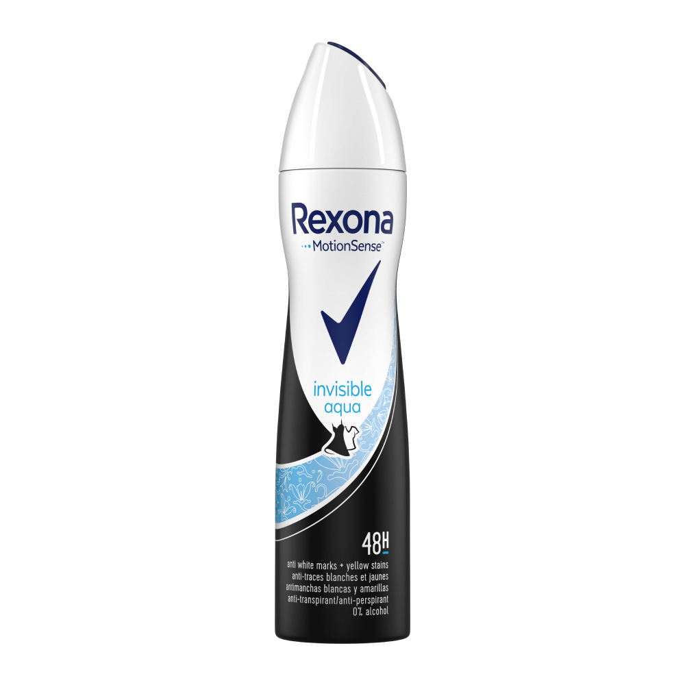 اسپری ضد تعریق زنانه رکسونا Rexona مدل Invisible Aqua حجم 200 میل