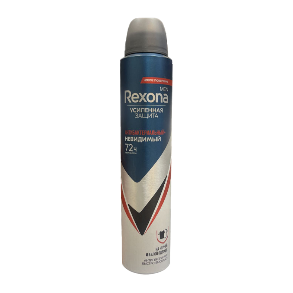 اسپری ضد تعریق مردانه رکسونا Rexona مدل Invisible حجم 200 میل