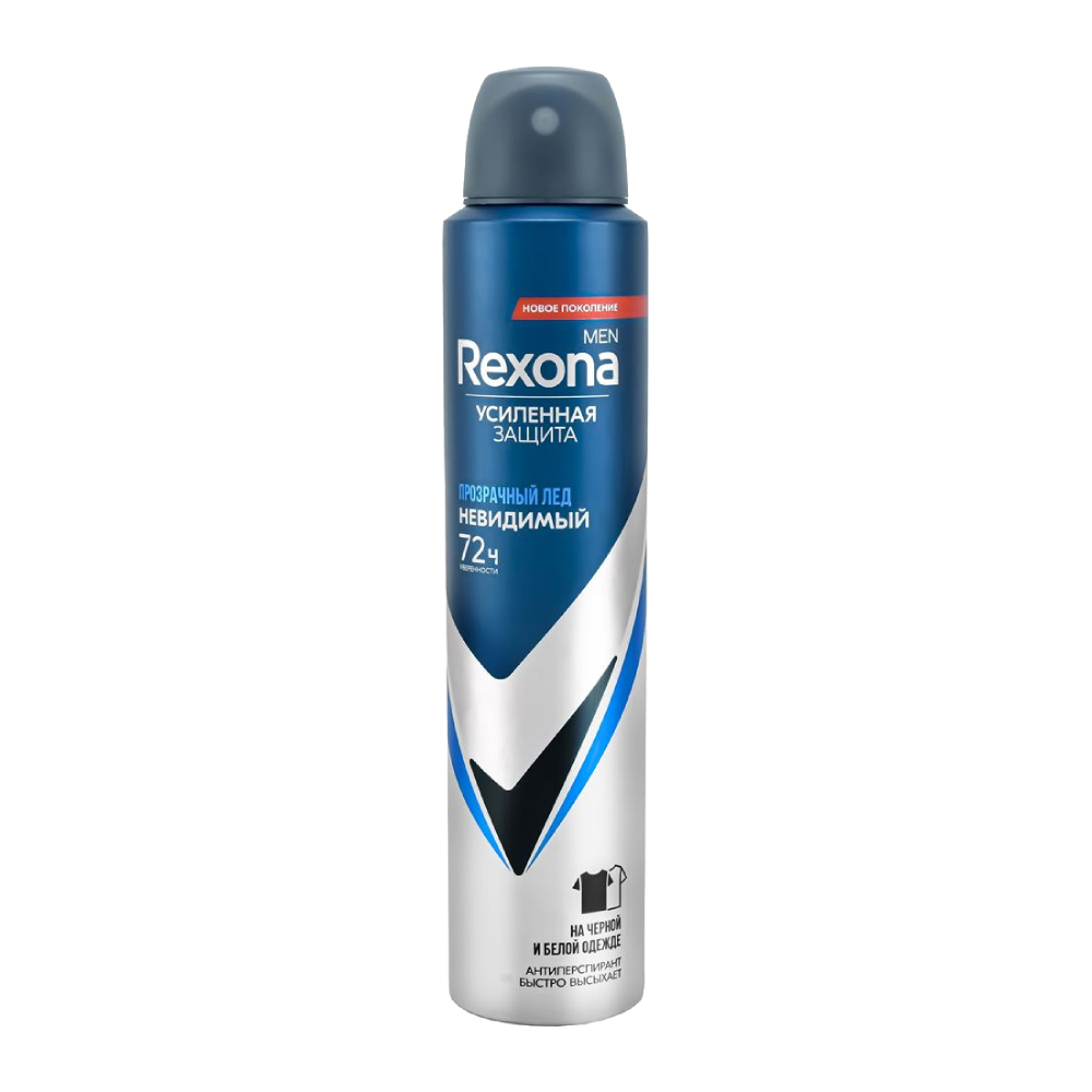 اسپری ضد تعریق مردانه رکسونا Rexona مدل Invisible On Black And White حجم 200 میل