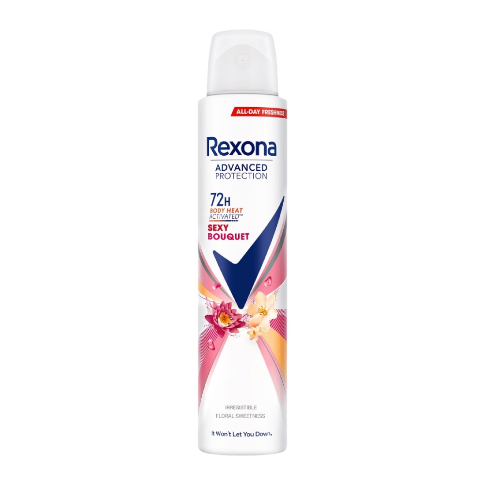 اسپری ضد تعریق رکسونا Rexona مدل Sexy Bouquet رایحه زنانه حجم 200 میل