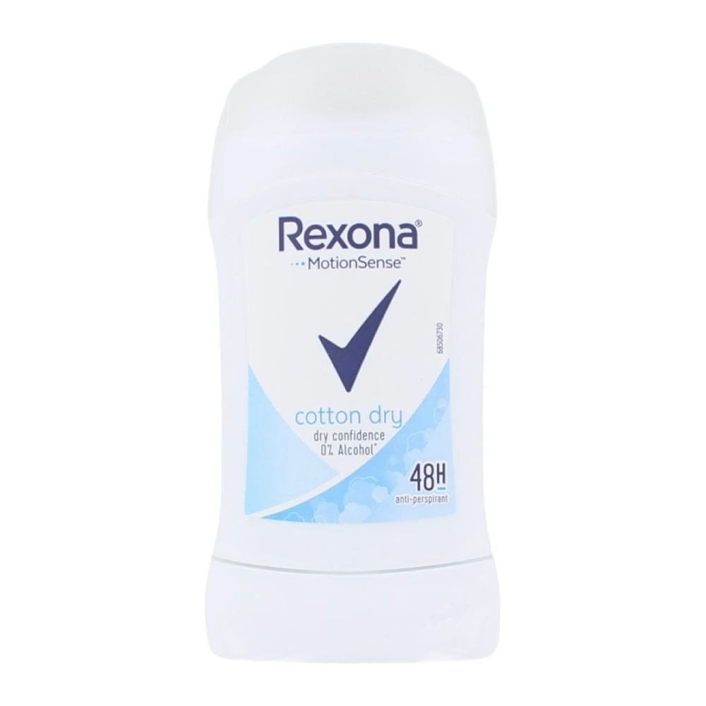 استیک ضد تعریق زنانه رکسونا Rexona مدل Cotton Dry وزن 40 گرم