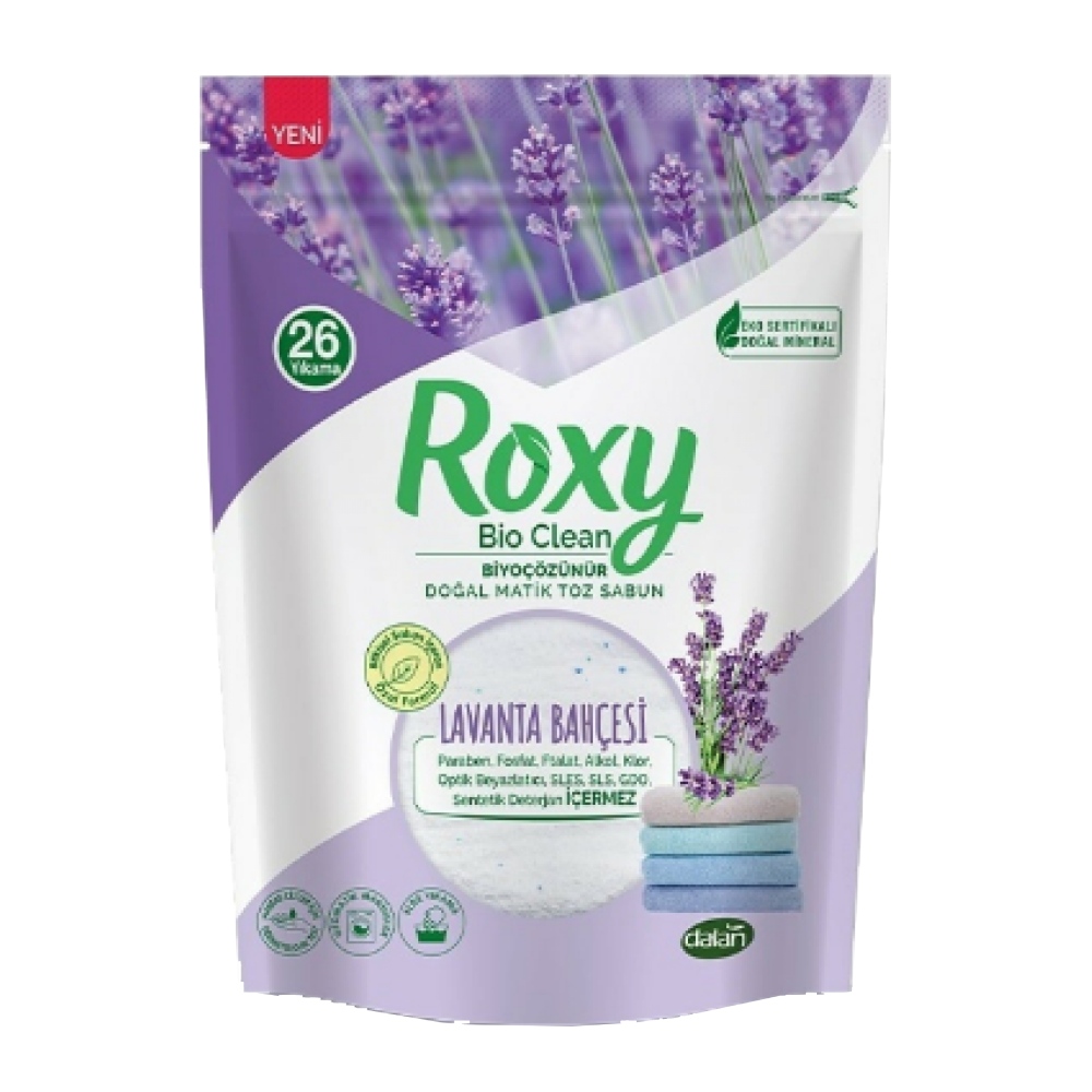 پودر صابون Roxy مدل Lavanta  رایحه اسطوخودوس وزن 800 گرم