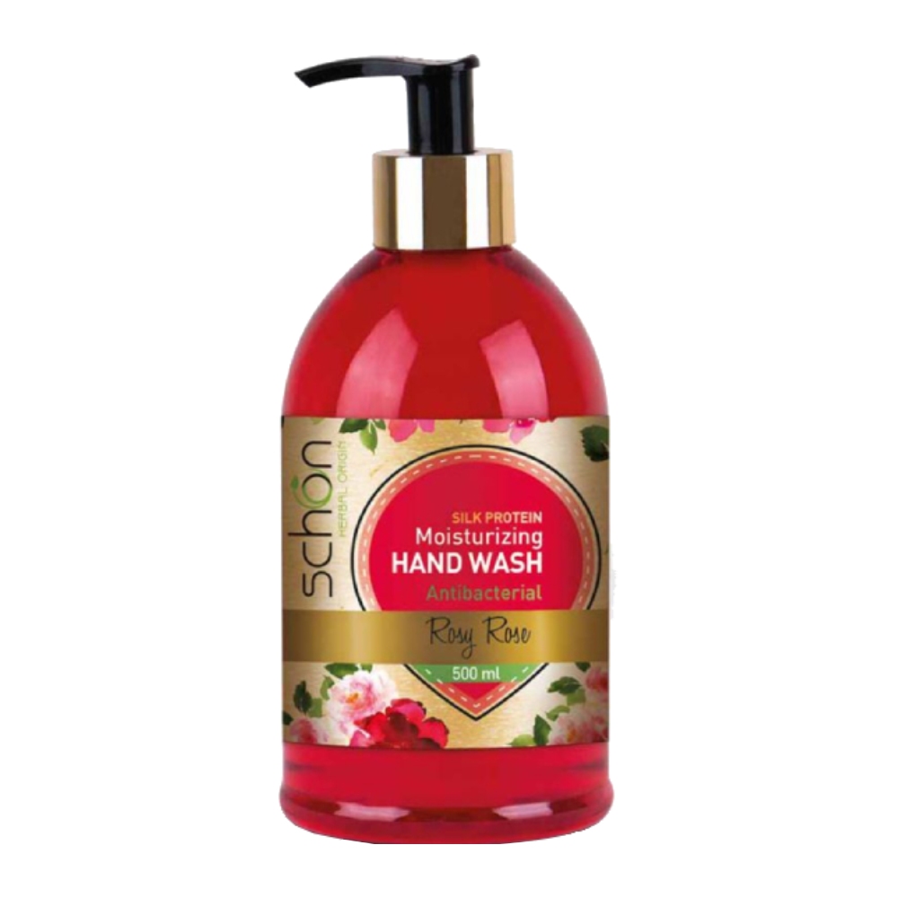 مایع دستشویی شون Schon مدل Rosy Rose مرطوب کننده پوست حجم 500 میل