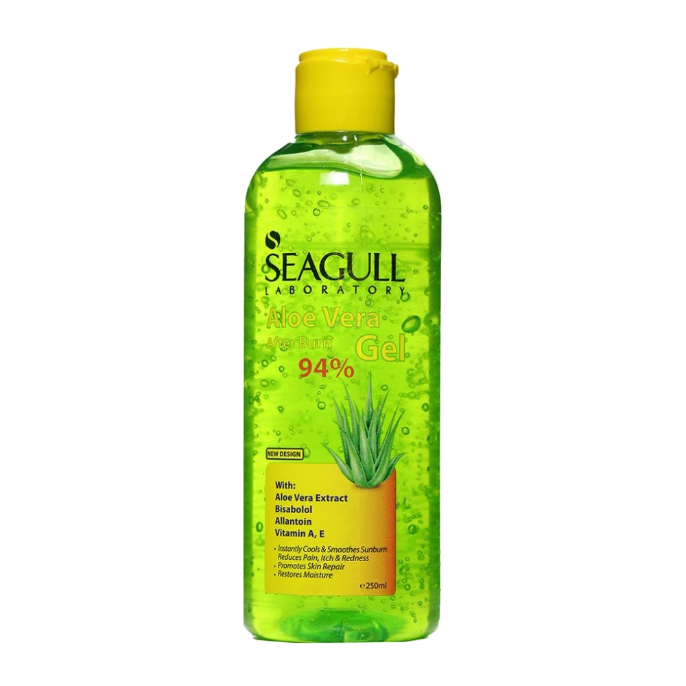 ژل افتر سان Seagull مدل Aloe Vera قابل استفاده بعد از آفتاب سوختگی حجم 250 میل