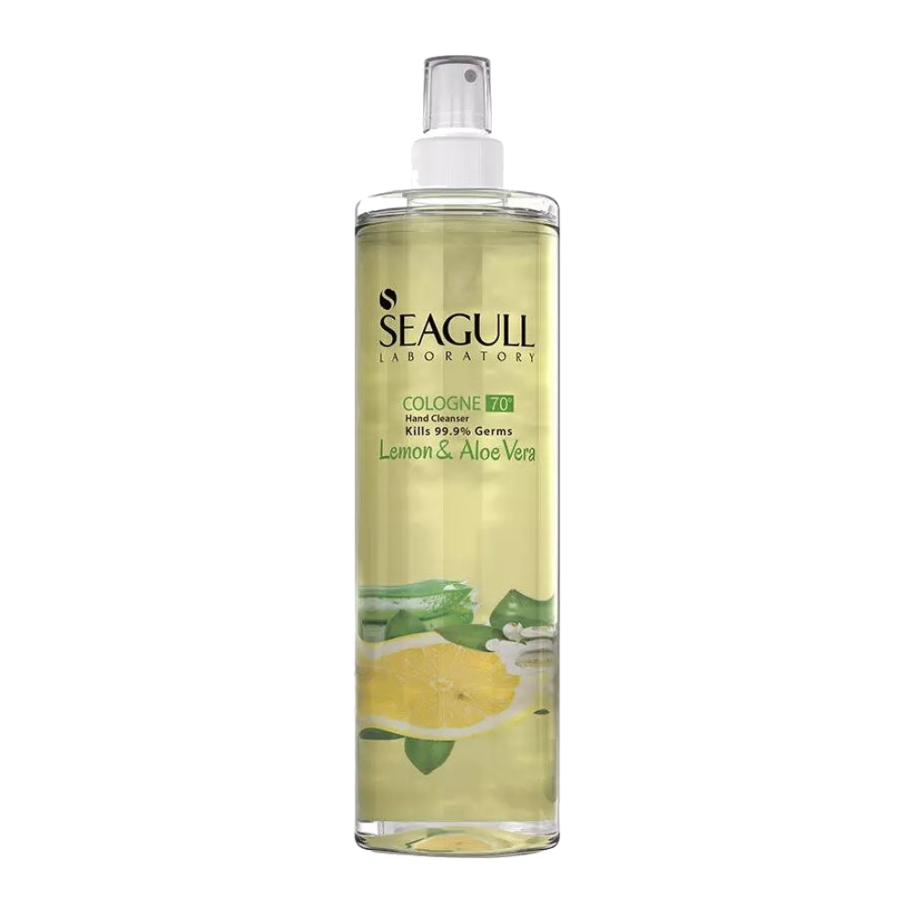 اسپری ضد عفونی و خوشبو کننده دست Seagull مدل Lemon And Aloevera حجم 200 میل