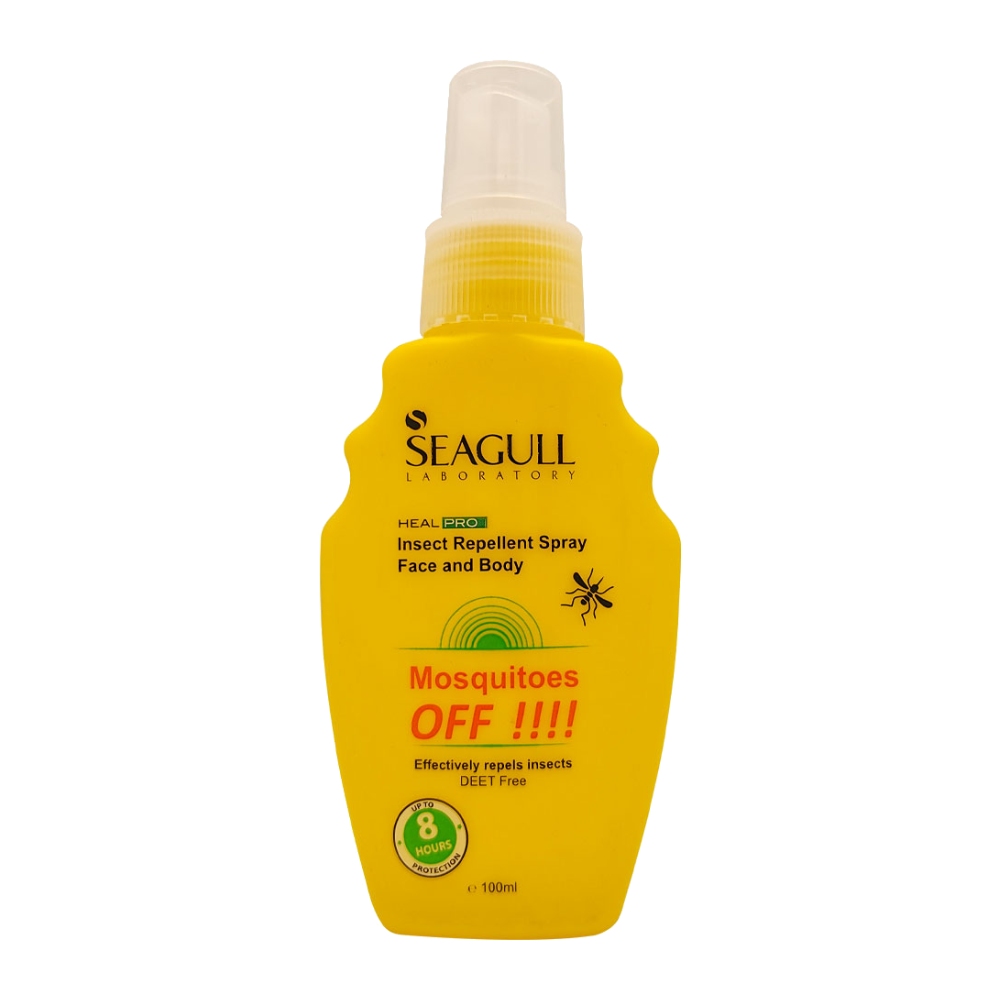 اسپری دافع حشرات Seagull مدل Mosquitoes Off موثر تا 8 ساعت حجم 100 میل