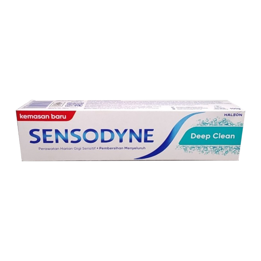 خمیر دندان سنسوداین Sensodyne مدل Deep Clean حاوی نعناع و اکالیپتوس وزن 100 گرم