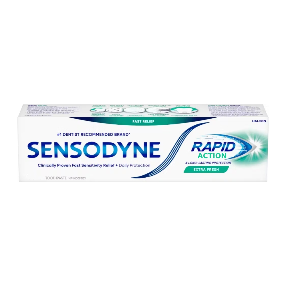 خمیر دندان سنسوداین Sensodyne مدل Rapid Action Extra Fresh ضد حساسیت حجم 75 میل