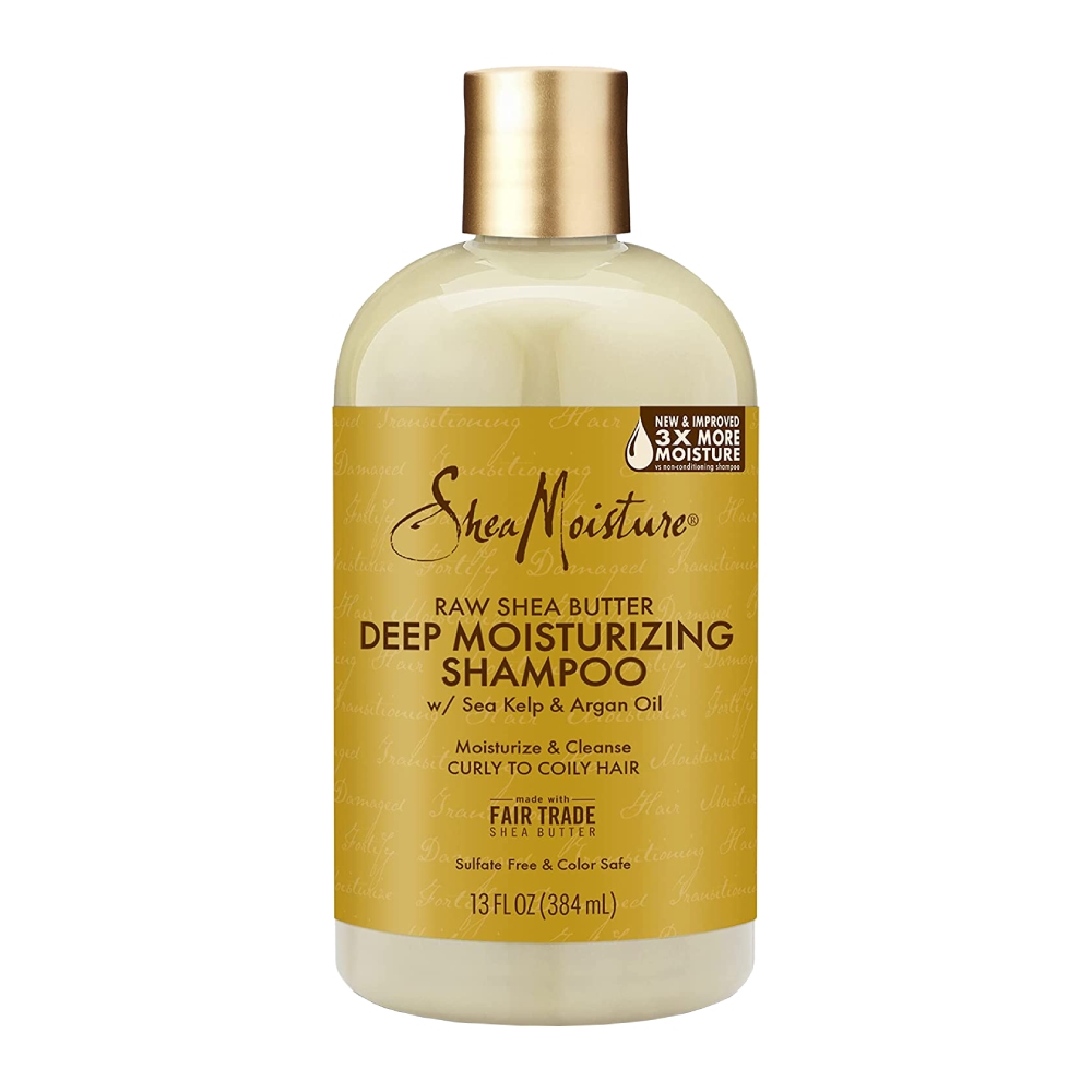 شامپو آبرسان مو Shea Moisture مدل Deep Moisturizing مناسب موهای فر حجم 384 میل