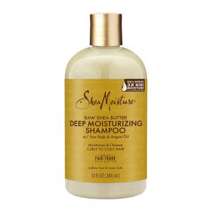 شامپو آبرسان مو Shea Moisture مدل Deep Moisturizing مناسب موهای فر حجم 384 میل