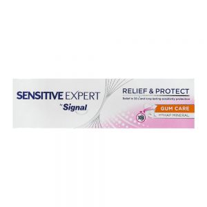 خمیر دندان سیگنال Signal سری Sensitive Expert مدل Gum And Care محافظ لثه وزن 100 گرم