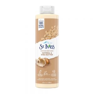 شامپو بدن St. Ives مدل Oatmesal And Shea Butter حاوی شی باتر حجم 650 میل