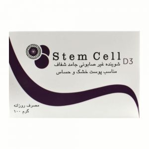 پن شستشوی صورت غیر صابونی Stem Cell مناسب پوست های خشک و حساس وزن 100 گرم