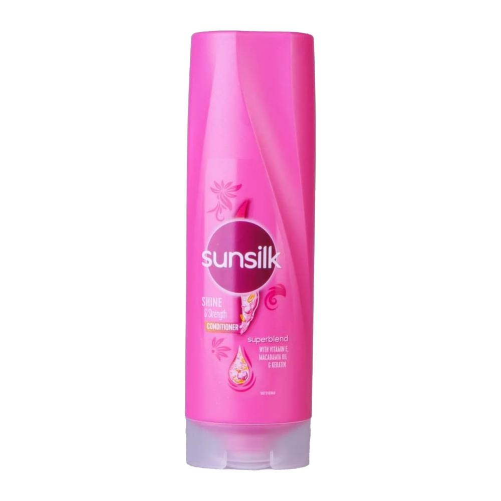 نرم کننده مو سان سیلک Sunsilk مدل Shine And Strength براق کننده حجم 350 میل