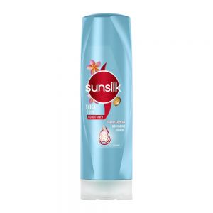 نرم کننده مو سان سیلک Sunsilk مدل Thick And Long مناسب موهای پر پشت و بلند حجم 350 میل