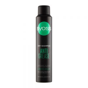 شامپو خشک موی سر Syoss سری Dry Shampoo مدل Anti Grease حجم 200 میل