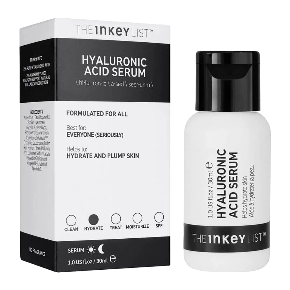 سرم آبرسان پوست The Inkey List مدل Hyaluronic Acid حجم 30 میل