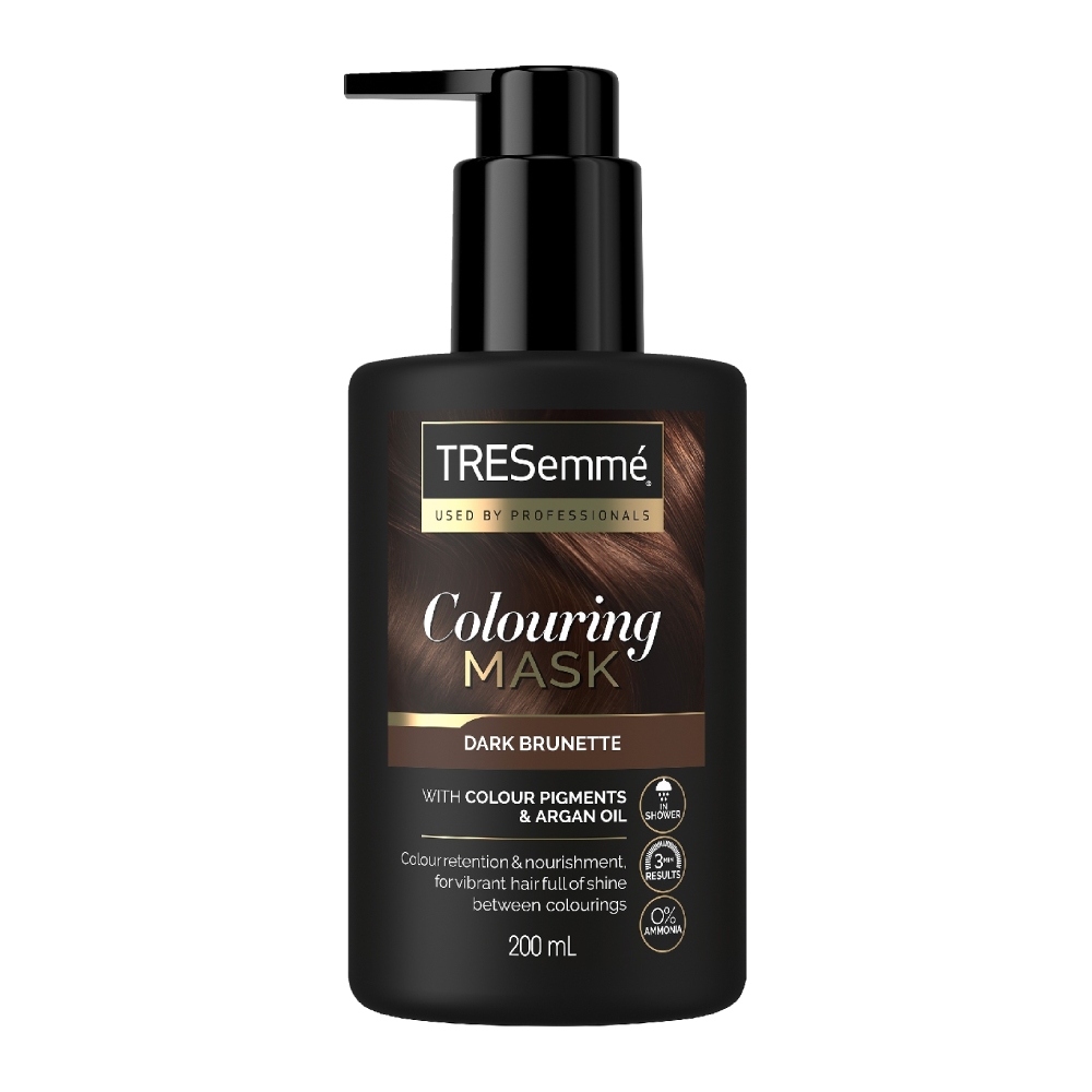 ماسک مو ترزمی TRESemme سری Colouring مدل Dark Brunette مناسب موهای قهوه ای حجم 200 میل