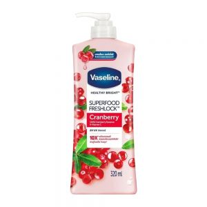 لوسیون بدن وازلین Vaseline مدل Cranberry حاوی عصاره کرنبری حجم 320 میل