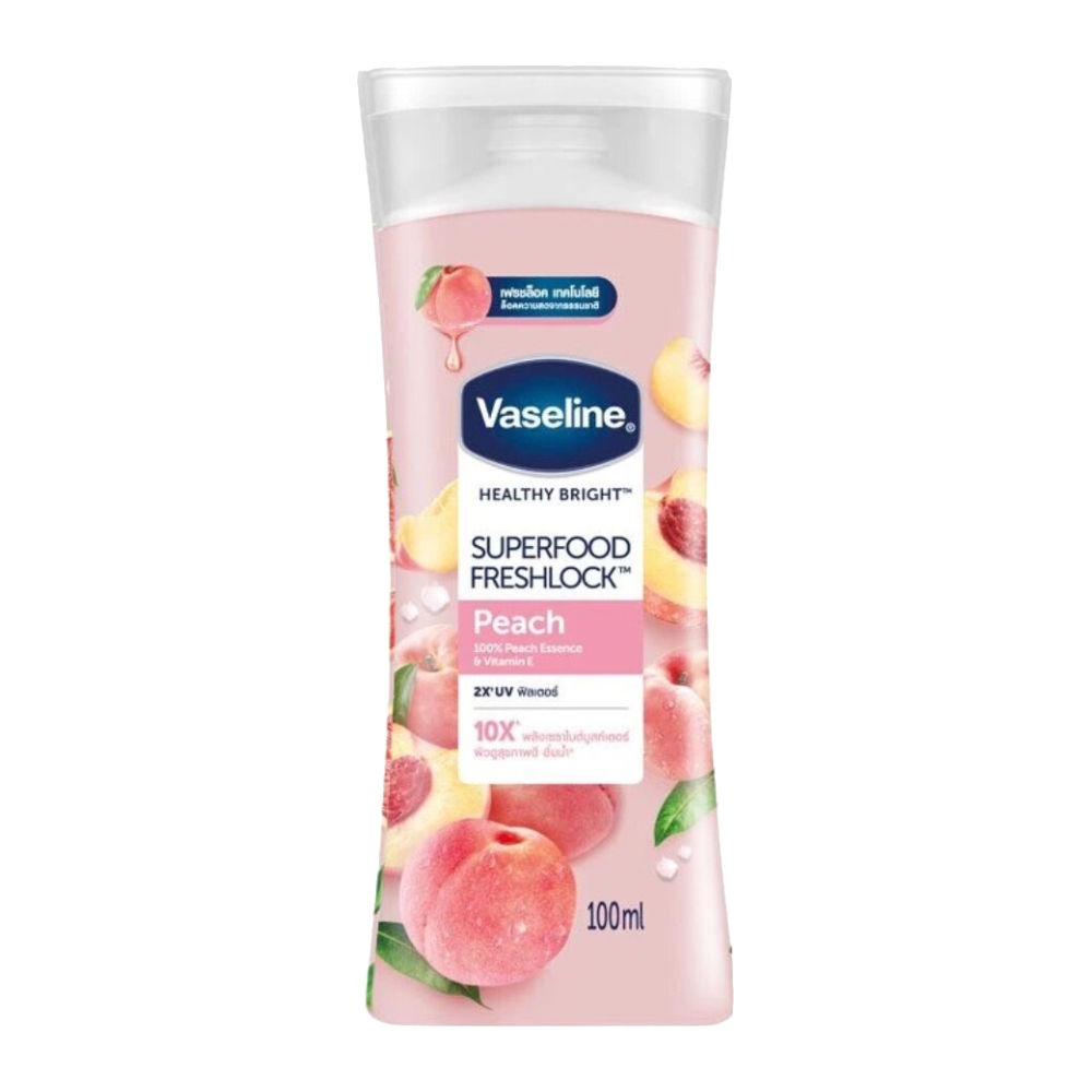 لوسیون بدن وازلین Vaseline مدل Peach حاوی عصاره هلو حجم 100 میل